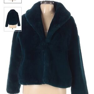 Love Token Faux Fur Jacket Size Medium